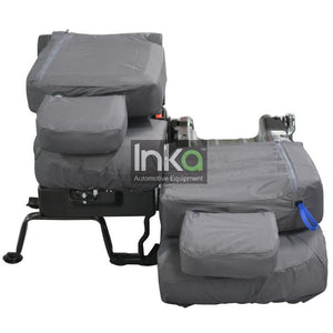 Peugeot-Partner Front Row 1+2  Waterproof Seat Covers GREY MY2008+