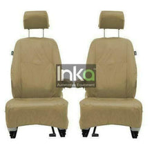Load image into Gallery viewer, Land Rover Discovery 4 Fully Tailored Waterproof Third Row Jump Seats Beige MY-10-16
