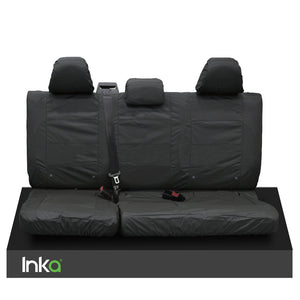 VW CADDY MAXI LIFE KOMBI INKA TAILORED WATERPROOF SEAT COVERS R-LINE EMBROIDERY [Choice of 3 Colours]