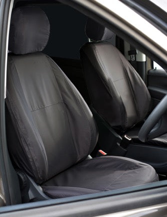 Renault Master Front 1+1 INKA Tailored Waterproof Seat Covers Black MK 3 MY2010 +