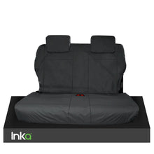Load image into Gallery viewer, VW CADDY MAXI LIFE KOMBI INKA TAILORED WATERPROOF SEAT COVERS R-LINE EMBROIDERY [Choice of 3 Colours]
