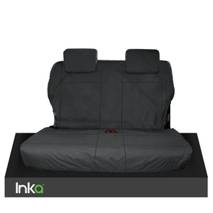 VW CADDY MAXI LIFE KOMBI INKA TAILORED WATERPROOF SEAT COVERS R-LINE EMBROIDERY [Choice of 3 Colours]