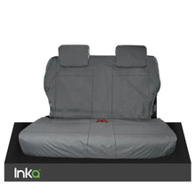 Load image into Gallery viewer, VW CADDY MAXI LIFE KOMBI INKA TAILORED WATERPROOF SEAT COVERS R-LINE EMBROIDERY [Choice of 3 Colours]
