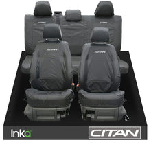 Load image into Gallery viewer, Mercedes Benz CITAN Fronts 1+1 With airbags &amp; 60/40 Rears 2+1 Model Year 2012-2016 WITH CITAN EMB GREY
