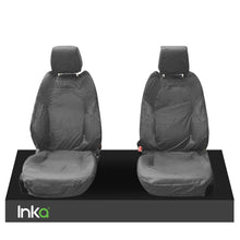 Load image into Gallery viewer, JAGUAR F-PACE X761 FRONT &amp; REAR INKA TAILORED WATERPROOF SEAT COVERS GREY 2016+

