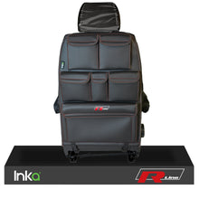 Load image into Gallery viewer, INKA Tailored VW Transporter T6.1, T6,T5.1,T5 R-Line Seat Storage Pocket Organiser Tidy Black
