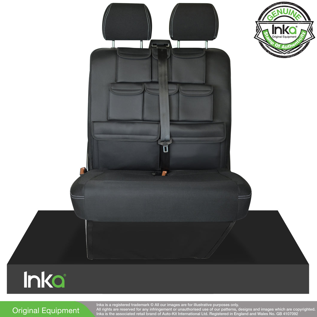 VW Transporter T6.1,T6 Inka Front Facing 8 Pocket Seat Storage Organiser Tools