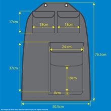 Load image into Gallery viewer, VW California T6,T5 Inka Multibox Seat Storage Pockets Organsier Tool Tidy Black
