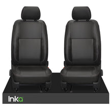 Load image into Gallery viewer, VW Transporter T6.1,T6,T5.1 Front 1+1 INKA Tailored Seat Covers Leatherette (7 Stitching Colours Available)
