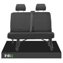 Load image into Gallery viewer, INKA Tailored VolksWagen (VW) T6 Transporter Van Waterproof Rear Double (Behind Passenger) Seat Covers [Choice of 2 Colours]
