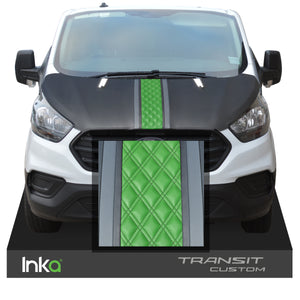Ford Transit Custom Bentley Diamond Quilted Bonnet Cover Stone Chip Protector OEM ( Choice of 6 Colours )