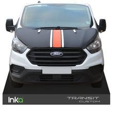 Load image into Gallery viewer, Ford Transit Custom INKA Bonnet Cover Stone Chip Protector OEM Black Vinyl Fabric
