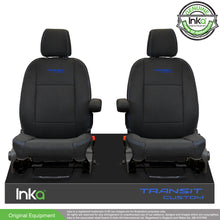 Load image into Gallery viewer, Ford Transit Custom Heavy Duty Front 1+1 Seat Covers Genuine OEM MY 12-2023 [Choice of 6 Colours]
