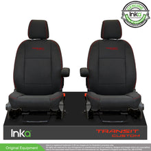 Load image into Gallery viewer, Ford Transit Custom Heavy Duty Front 1+1 Seat Covers Genuine OEM MY 12-2023 [Choice of 6 Colours]
