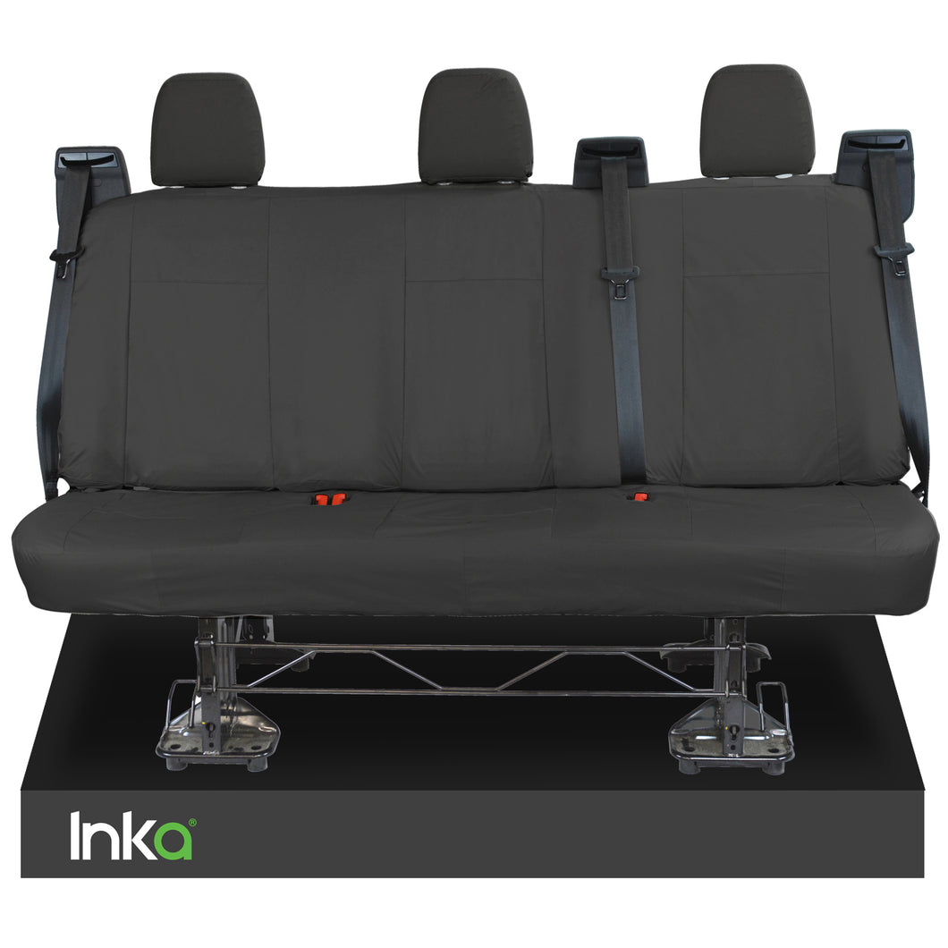 Ford Transit Custom Rear Triple INKA Tailored Waterproof Seat Covers [Choice of 2 Colours] MY2012 - 2021