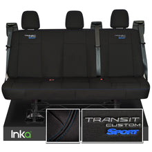 Load image into Gallery viewer, Ford Transit Custom Heavy Duty Rear Triple Seat Covers Genuine OEM MY 12-2023 [Choice Of 6 Colours]
