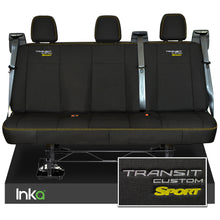 Load image into Gallery viewer, Ford Transit Custom Heavy Duty Rear Triple Seat Covers Genuine OEM MY 12-2023 [Choice Of 6 Colours]
