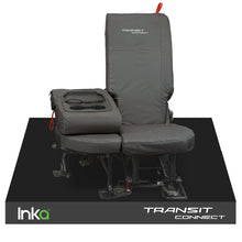 Load image into Gallery viewer, Ford Transit Connect INKA Front Tailored Waterproof Seat Covers with EMB Grey MY13-23
