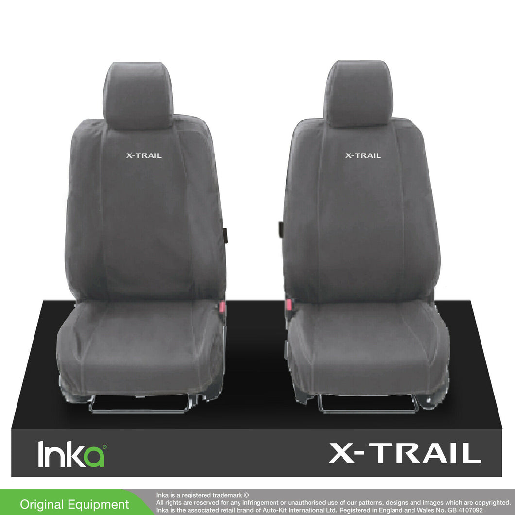 Nissan X-TRAIL MK 3 T32 Front/Rear INKA Tailored Waterproof Seat Covers - MY-2013+ (Available In 2 Colours)