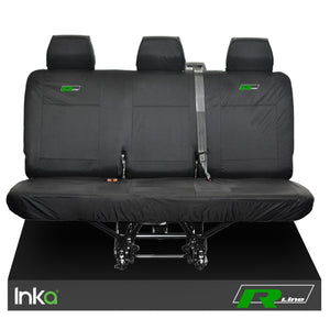 VW Transporter T6.1,T6,T5.1 Kombi Inka Rear Triple Waterproof Seat Covers Black