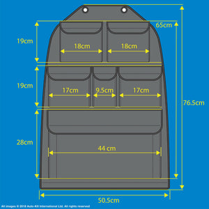 INKA VW Transporter T6.1,T6,T5.1,T5 Multibox Seat Storage Pockets Organiser Vinyl