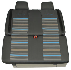 VW California T6.1, T6, T5.1, T5 Ocean, Coast, Beach SE Tailored Lifestyle Seat Covers, Second Skin Takato Grey