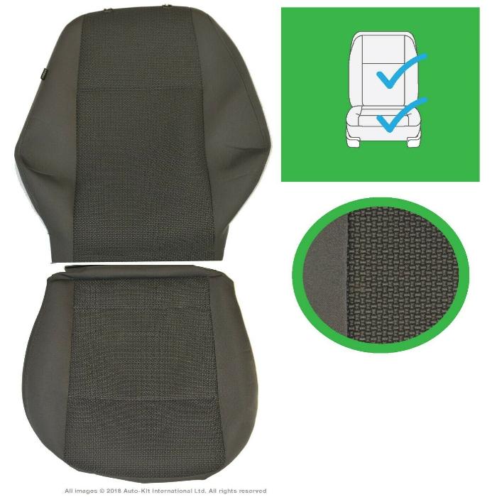 Original VW Amarok MK1 Front Driver and Passenger Trendline Anthracite Seat Covers