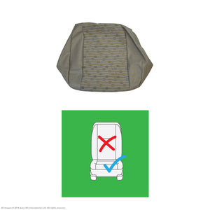 Original VW Transporter T6, T5.1 PLACE Moonrock Grey Leatherette Front & Rear Seat Covers