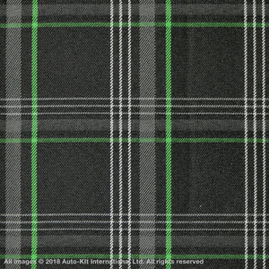 INKA VW Golf GTi Tartan Upholstery Fabric With Pre-Laminated 3MM Scrim Foam