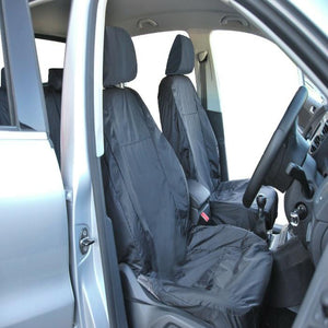 Volkswagen (VW) Tiguan Fully Tailored Waterproof Front Set Seat Covers 2009 onwards Heavy Duty Right Hand Drive Grey