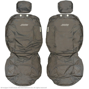 Vauxhall Vivaro A X83 INKA Front Set Waterproof Seat Covers Black MY 2001-14 MK2