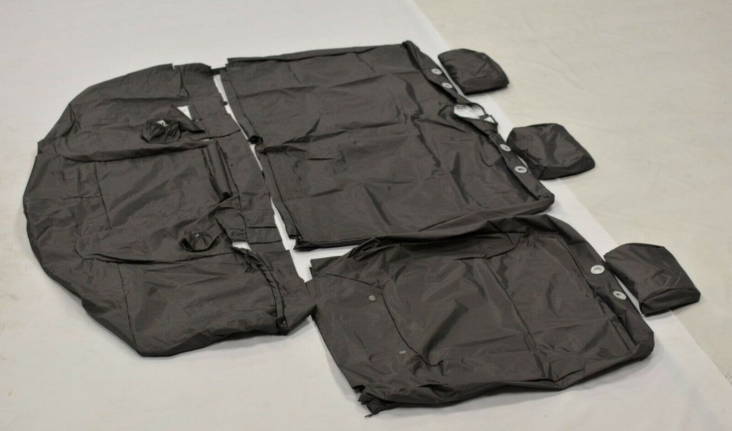 Vauxhall Vivaro Inka Waterproof Rear Single and Double Seat Covers 2014-2016 Black
