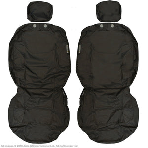 Vauxhall Vivaro A X83 INKA Front Set Waterproof Seat Covers Black MY 2001-14 MK2