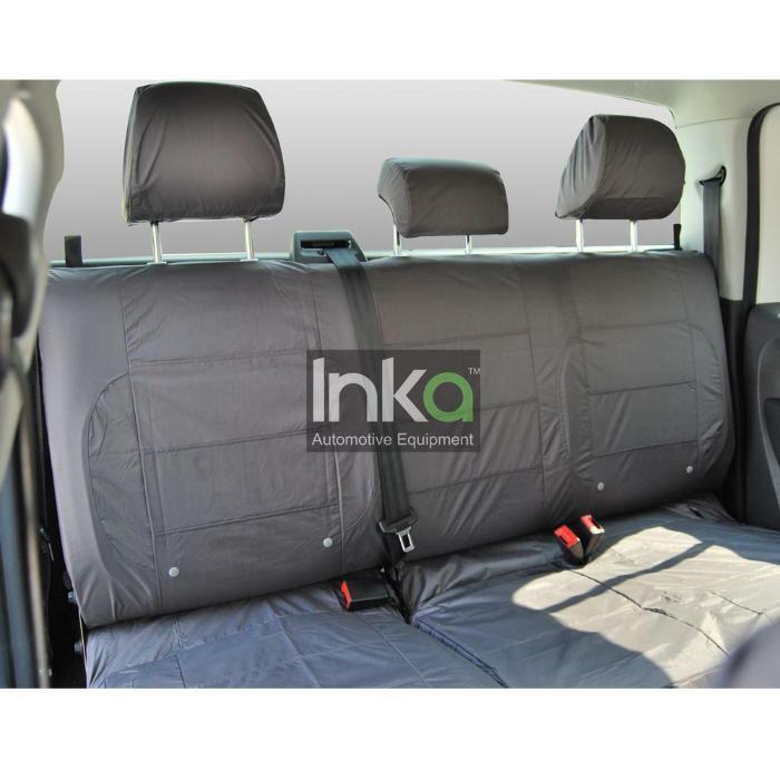 Skoda Yeti 2nd Row Tailored Waterproof Seat Covers 1+1+1 MY2009 Onwards - RHD in GREY